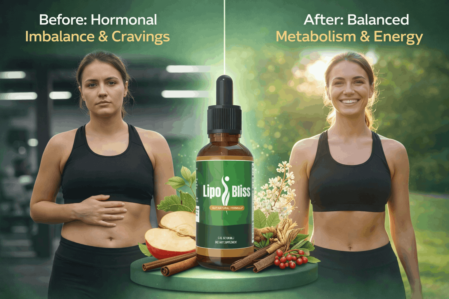 LipoTrine Gummies weight loss before-after transformation